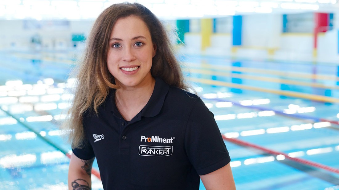 L’acqua è il suo elemento: ProMinent è lo sponsor della nuotatrice Sarah Köhler