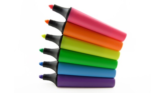 Realizzazione di pennarelli: quanti colori! 